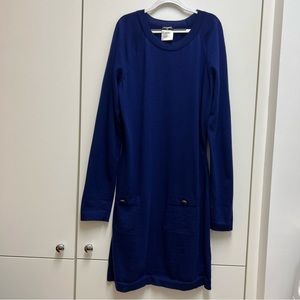 CHANEL Wool midi dress